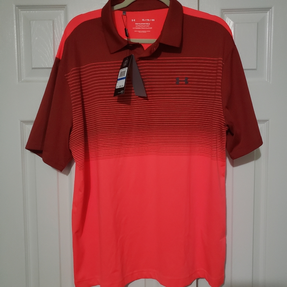 Under Armour Mens XL Golf Polo